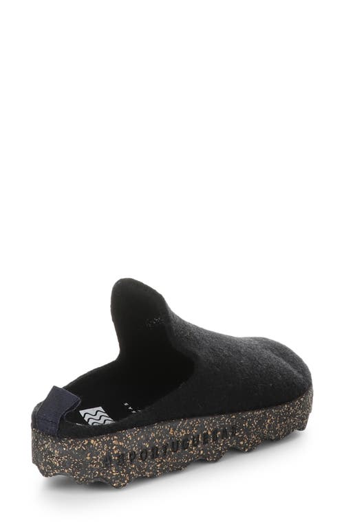 Shop Asportuguesas By Fly London Fly London Come Sneaker Mule In Black Tweed/felt