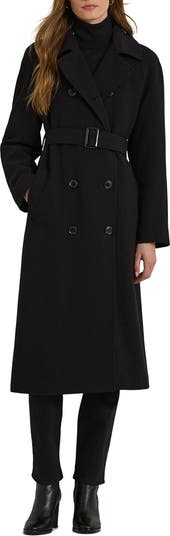 Lauren Ralph Lauren Crepe Belted Coat Nordstrom