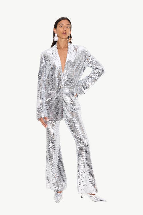 Shop Simonmiller Lennox Sequin Jacket In Satellite Silver