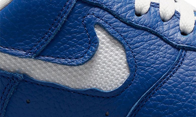 Shop Nike Air Force 1 Low Evo Basketball Sneaker In Team Royal/ White/ Blue