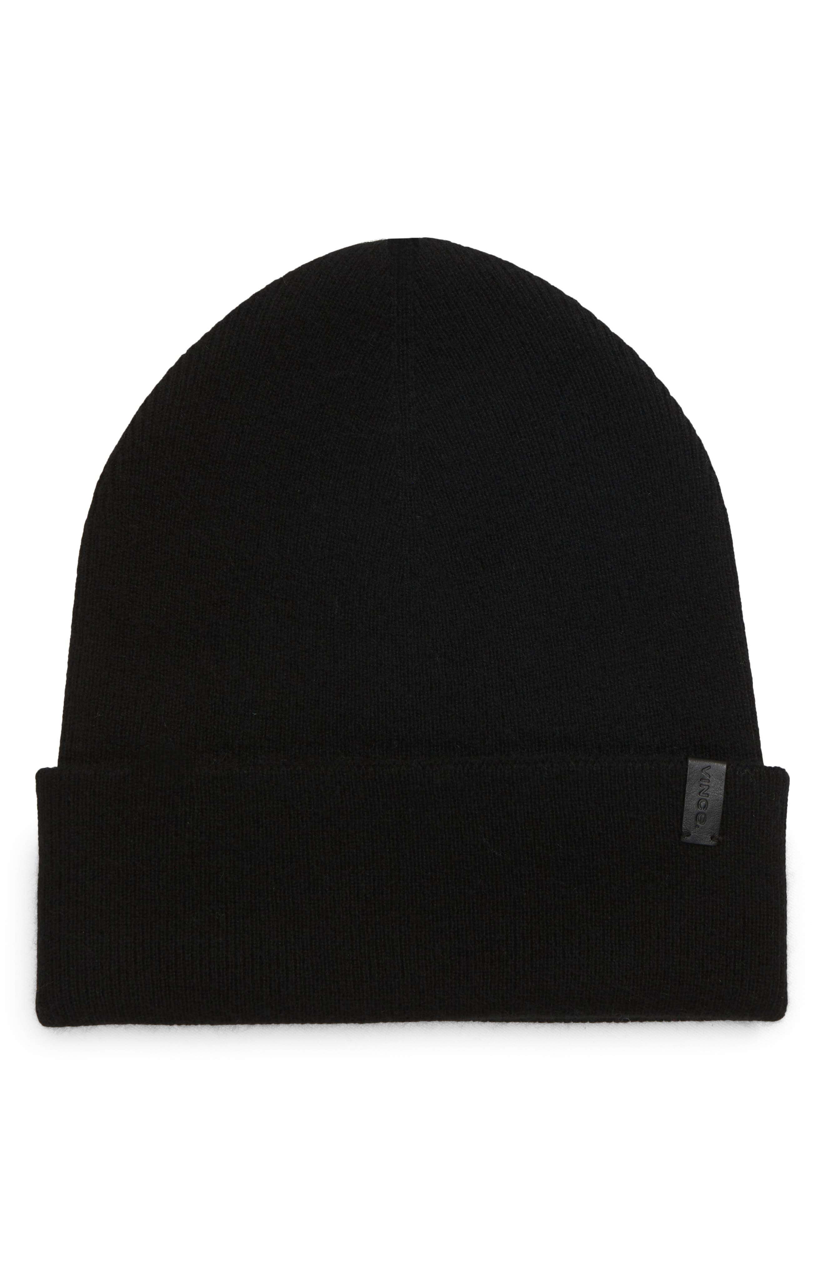 Accessories Hats & Caps Winter Hats Pure Cashmere Reversible Two Toned Double Face Unisex Beanie Hat 