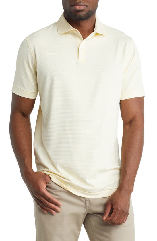 Peter Millar Crown Crafted Performance Jersey Polo In Sunflower