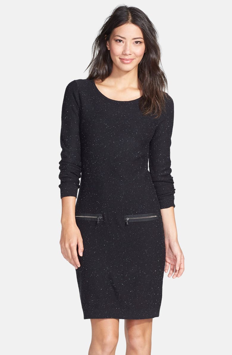 Marc New York by Andrew Marc Zip Accent Sweater Dress | Nordstrom