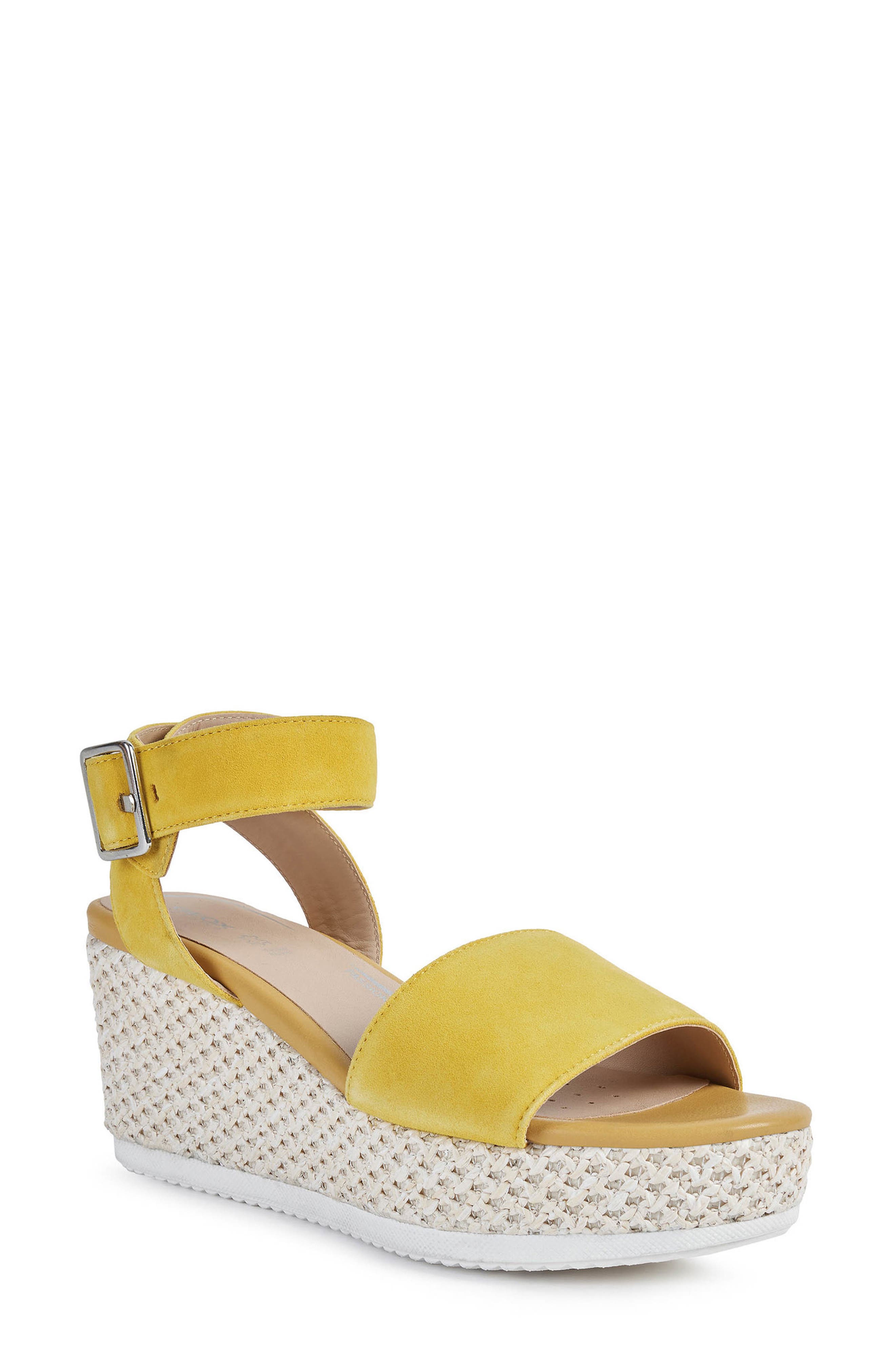 dark yellow sandals