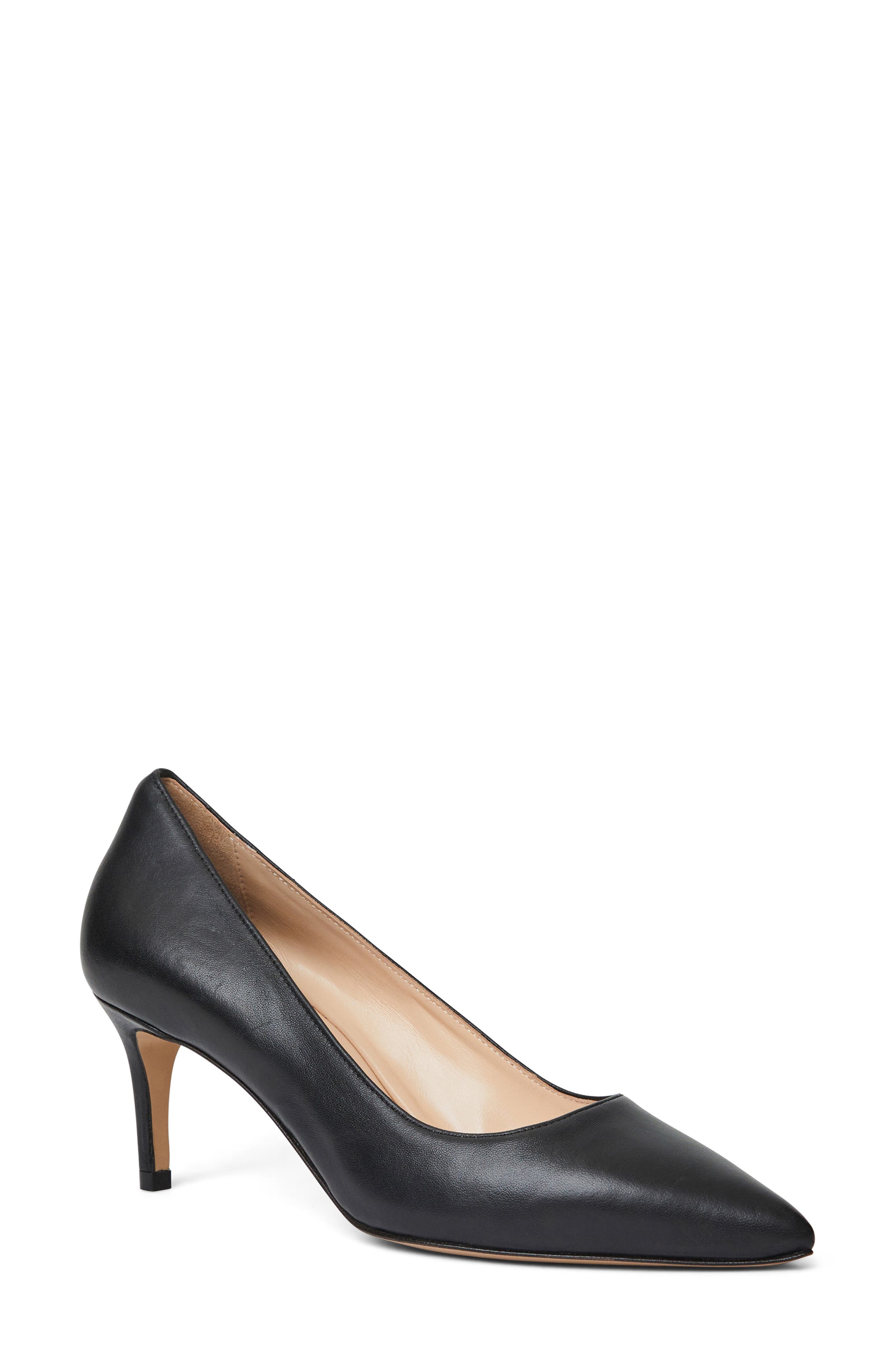 Stuart Weitzman pointed-toe 75mm leather pumps - Purple