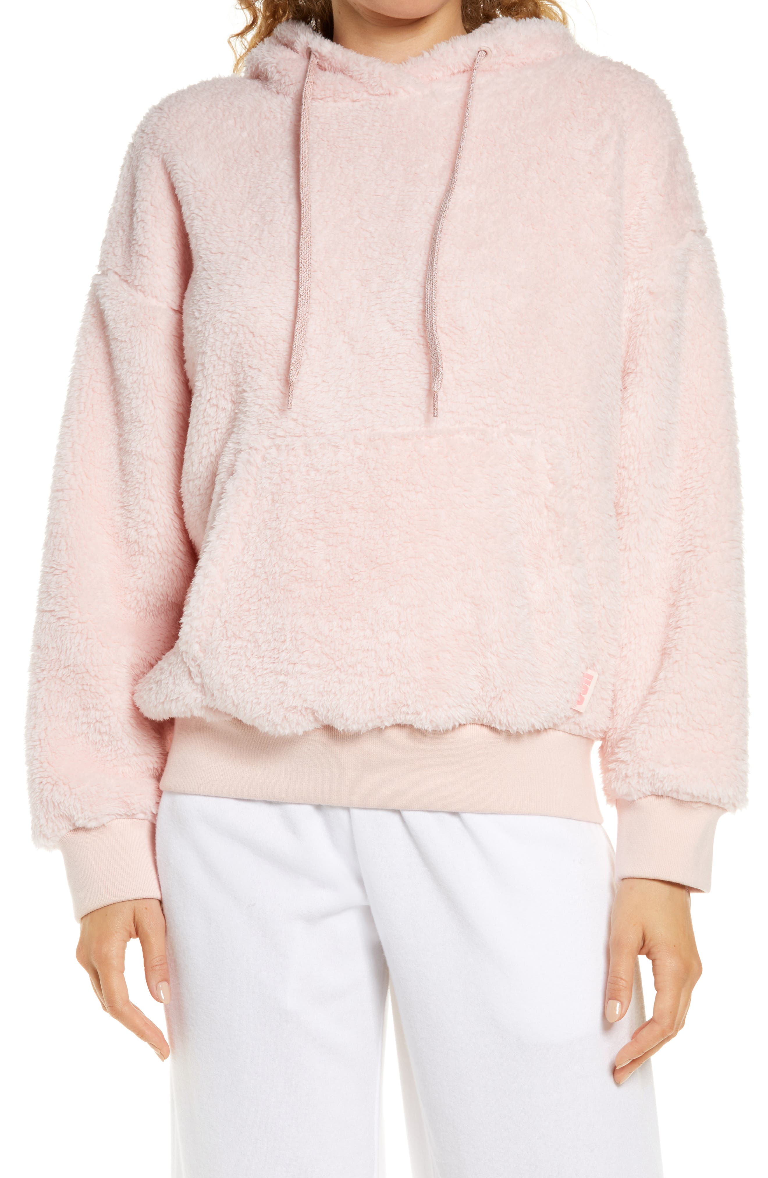 fuzzy sweatshirt pink