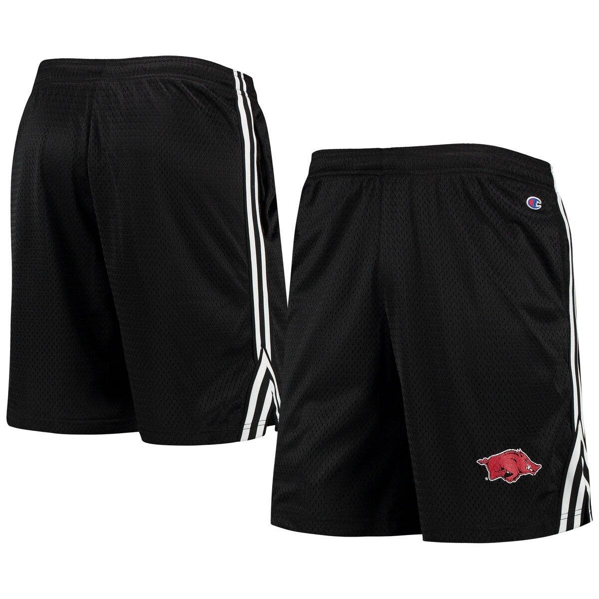 Champion Men's Champion Black Arkansas Razorbacks Team Lacrosse Shorts ...