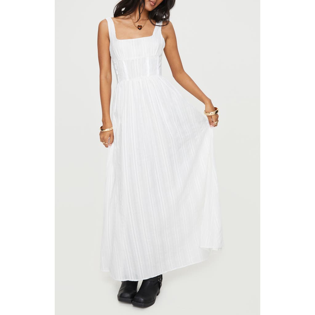 PRINCESS POLLY PRINCESS POLLY LORINDA STRAPLESS COTTON MAXI DRESS
