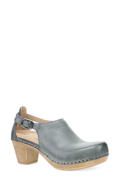 Sassy Cutout Clog in Slate