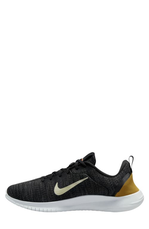 Shop Nike Flex Experience Run 12 Road Running Shoe In Black/olive Aura/anthracite