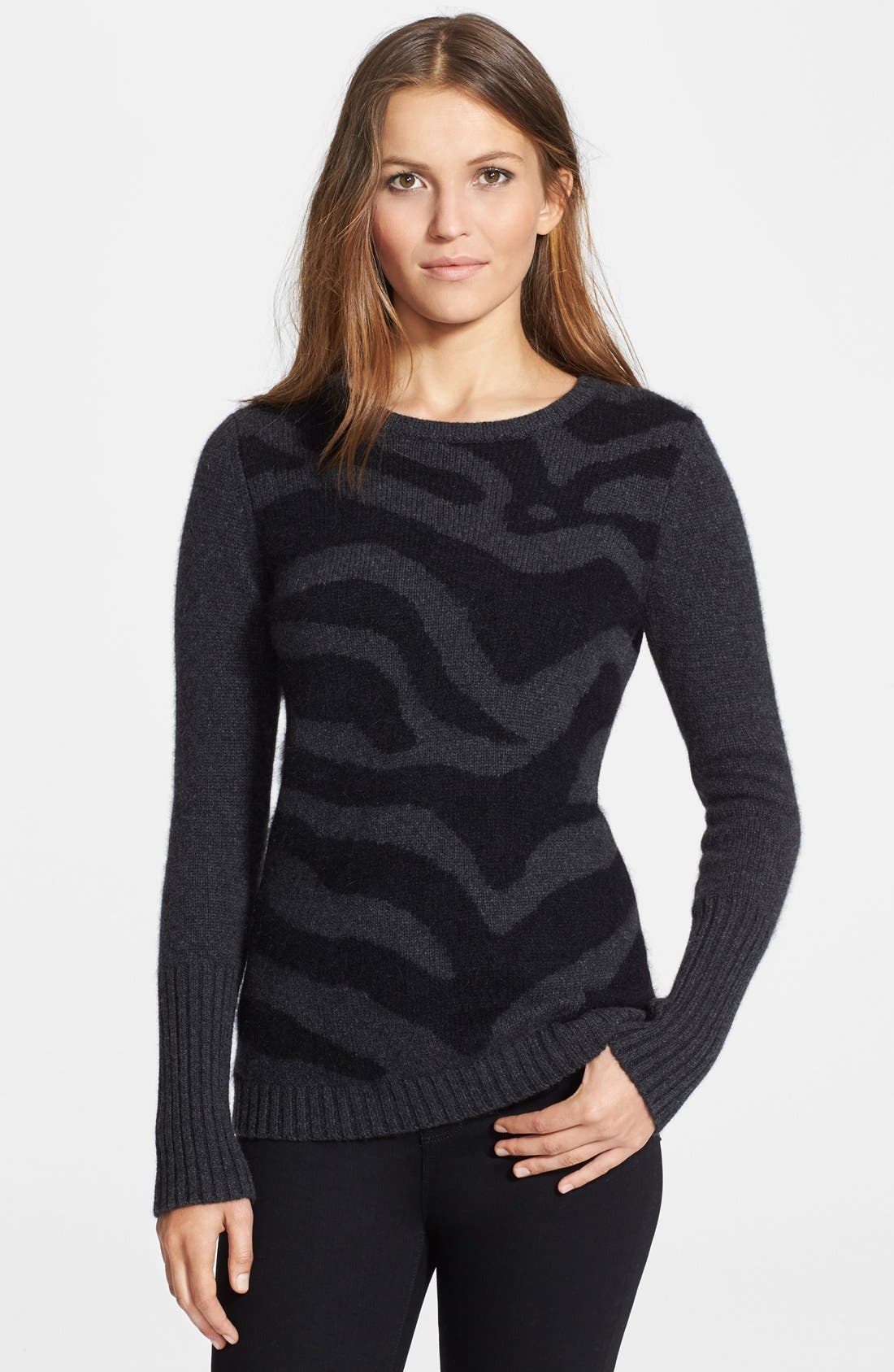 autumn cashmere Intarsia Cashmere Sweater Nordstrom