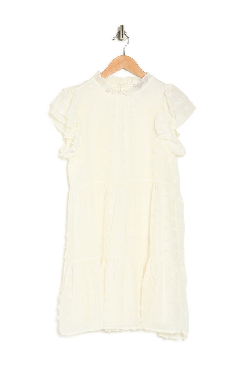 Love By Design Kelsey Chiffon Mini Swiss Dot Dress | Nordstromrack