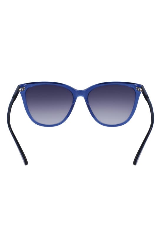 LONGCHAMP LONGCHAMP LE PLIAGE 56MM GRADIENT TEA CUP SUNGLASSES