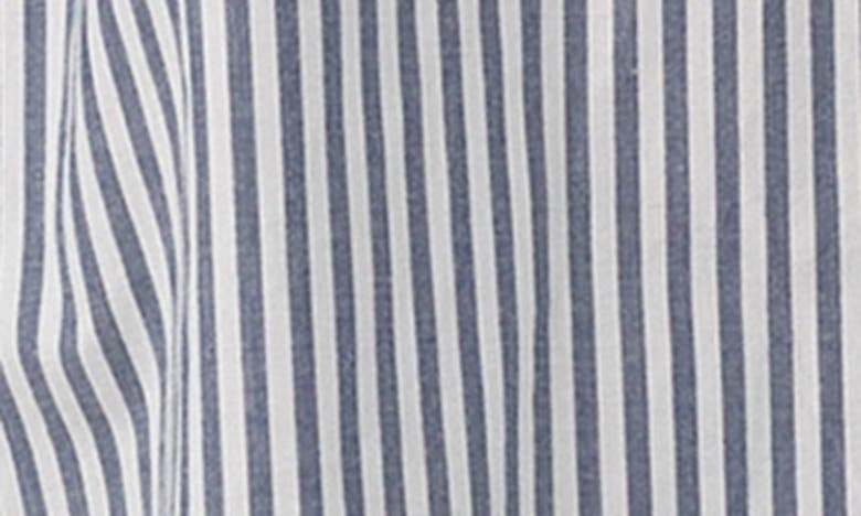 Shop Bedhead Pajamas Ballet Stripe Organic Cotton Sleepshirt In Blue South Shore Stripe