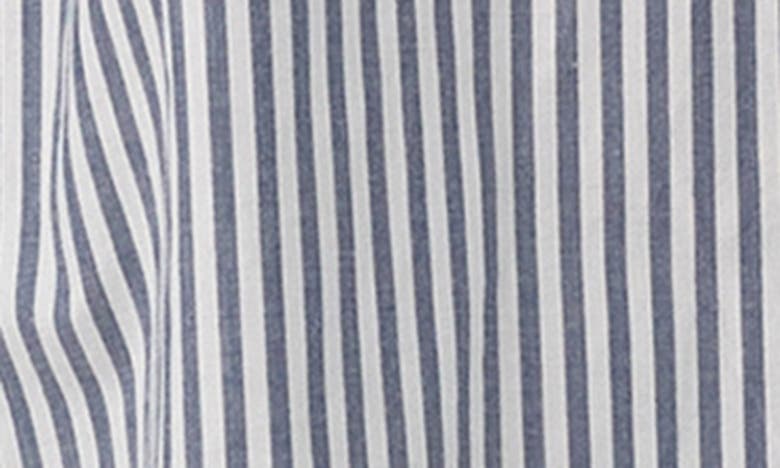 Bedhead Pajamas Ballet Stripe Organic Cotton Sleepshirt In Blue South Shore Stripe