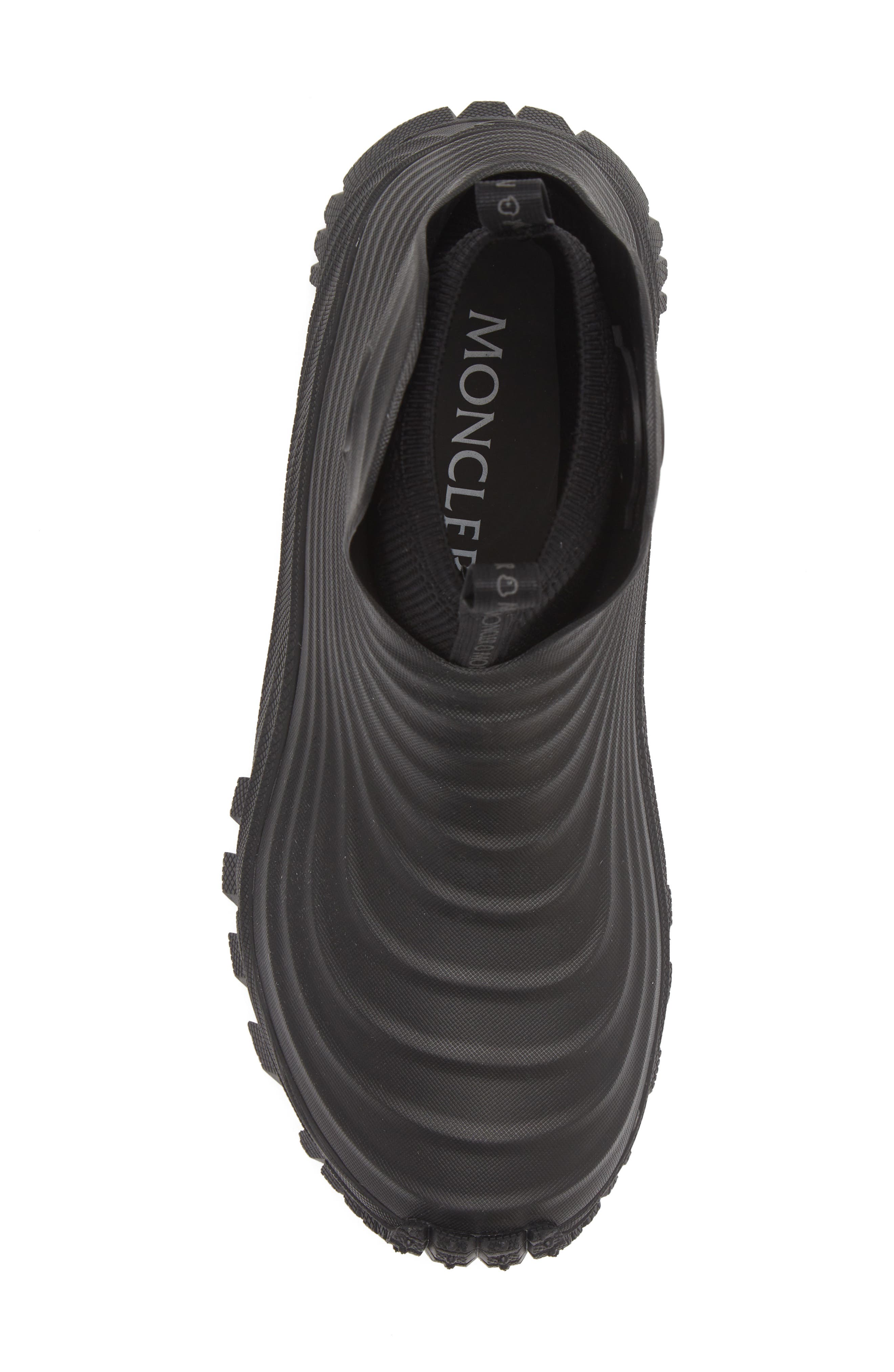 Moncler Men's Acqua High Ribbed Rain Boots Smart Closet