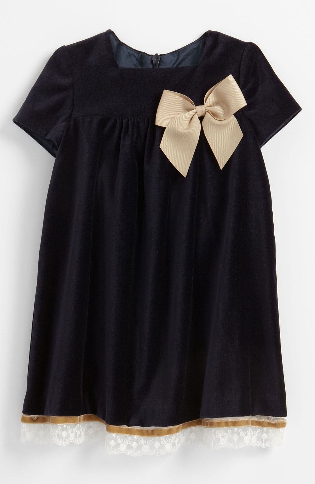 Luli & Me Velvet Dress (Infant) | Nordstrom