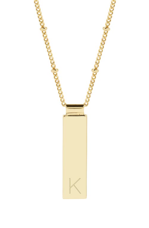 Brook and York Maisie Initial Pendant Necklace in Gold K