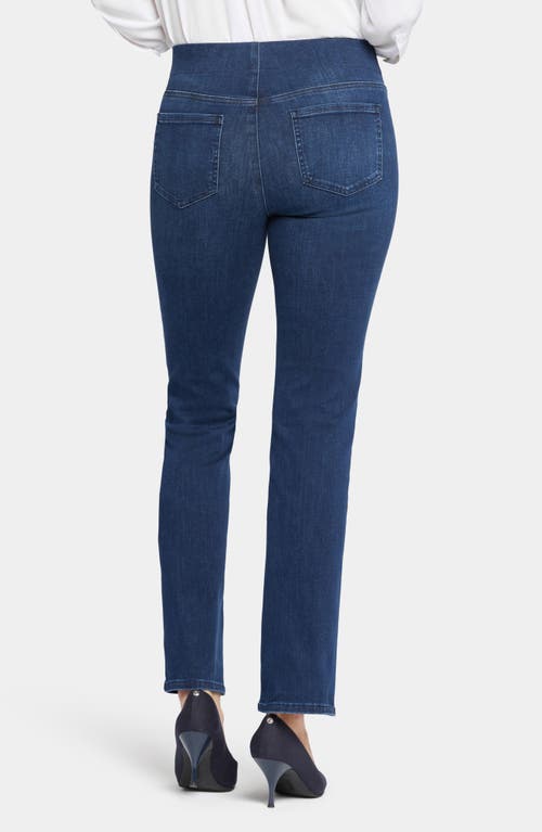 Shop Nydj Pull On Straight Leg Jeans In Marvelous