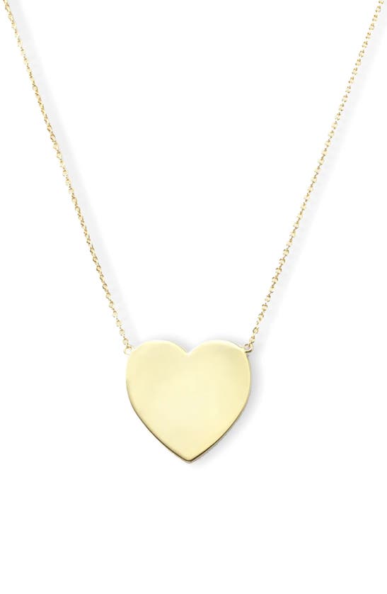 Shop Melinda Maria You Have My Heart Necklace In Gold