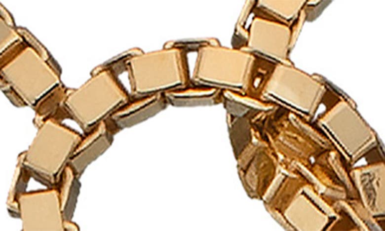 Jennifer Zeuner Rima Box Chain Lariat Necklace In Yellow Gold