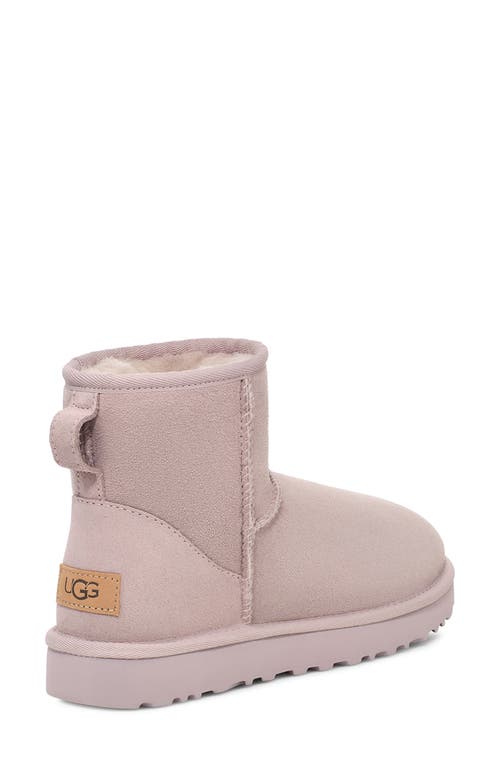 Shop Ugg(r) Ugg Classic Mini Ii Genuine Shearling Lined Boot In Pale Smoke