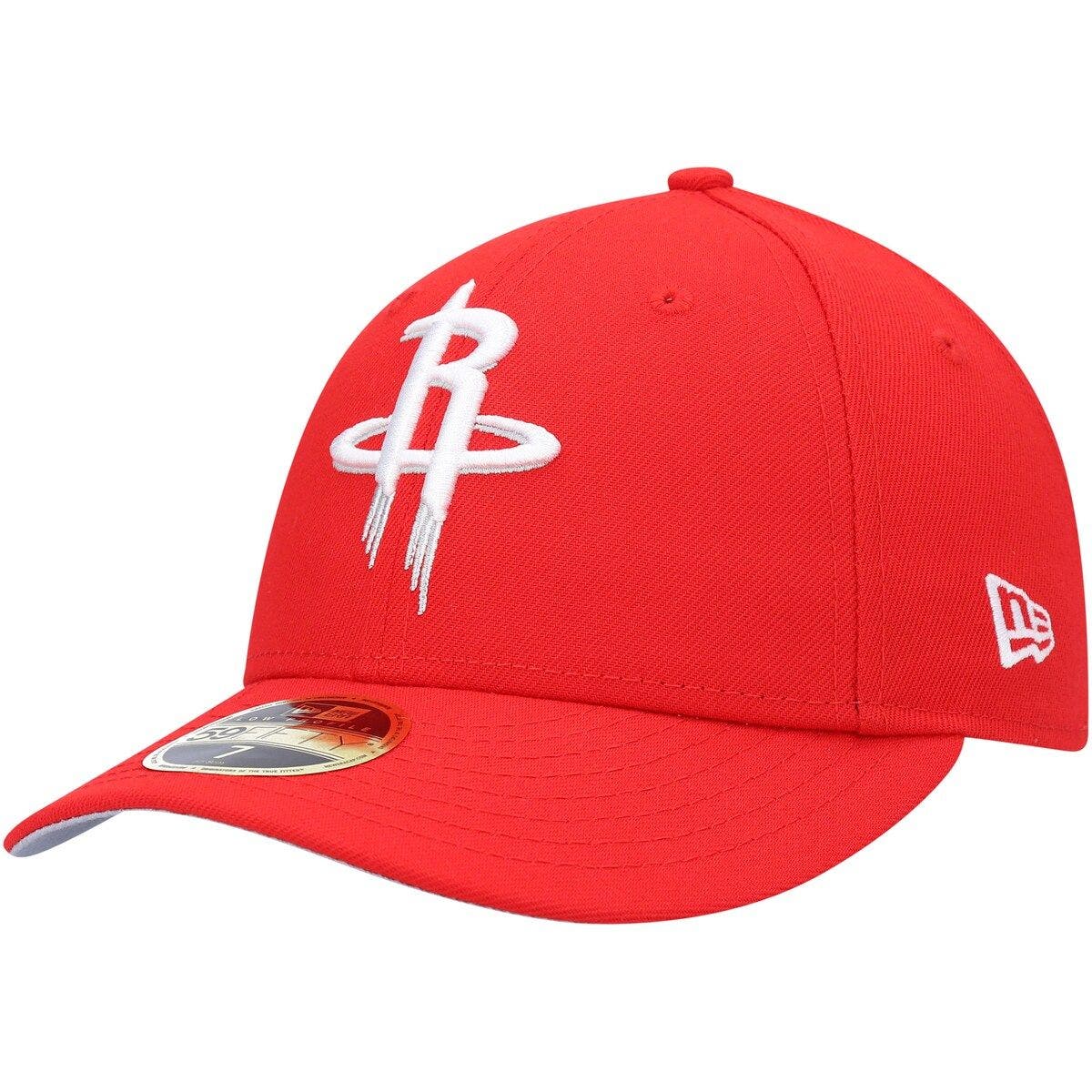 New Era Men's New Era Red Houston Rockets Team Low Profile 59FIFTY ...