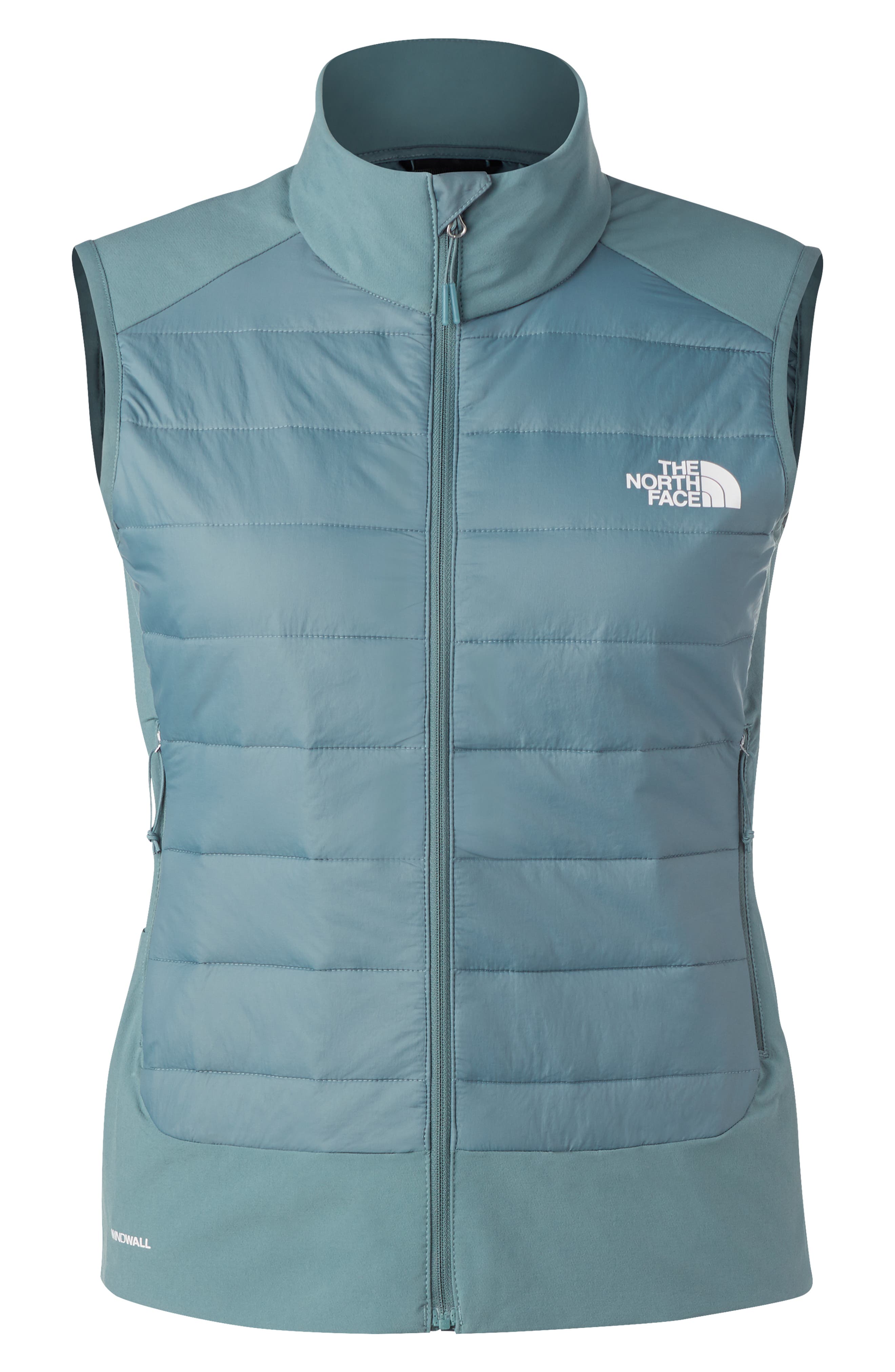 north face quilted vest