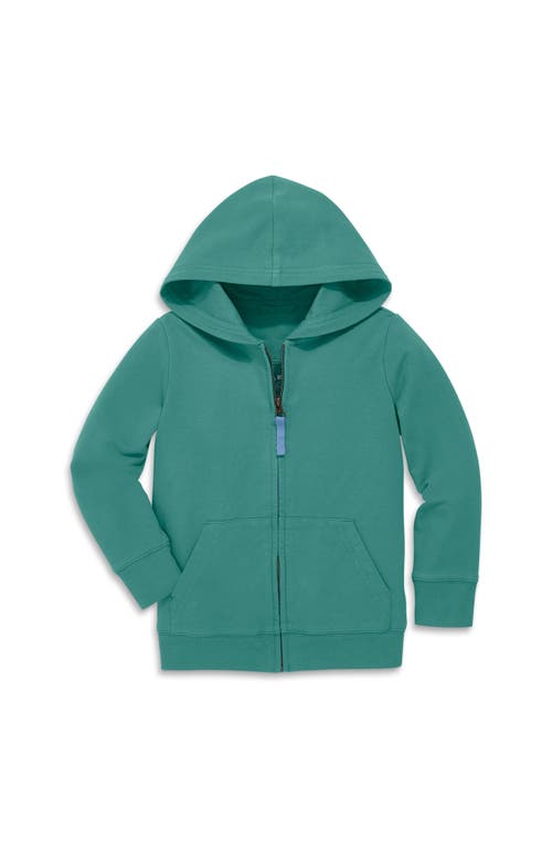 Shop Primary The Zip Hoodie In Sunwashed Teal