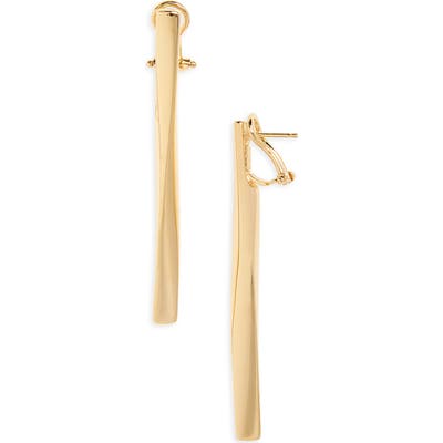 Roberto Coin Oro Classic Drop Earrings