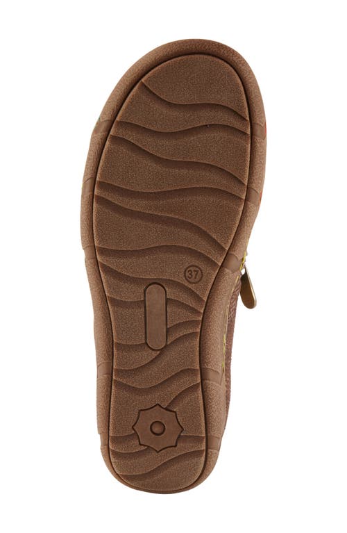 L'artiste By Spring Step Lata Flat In Brown Multi