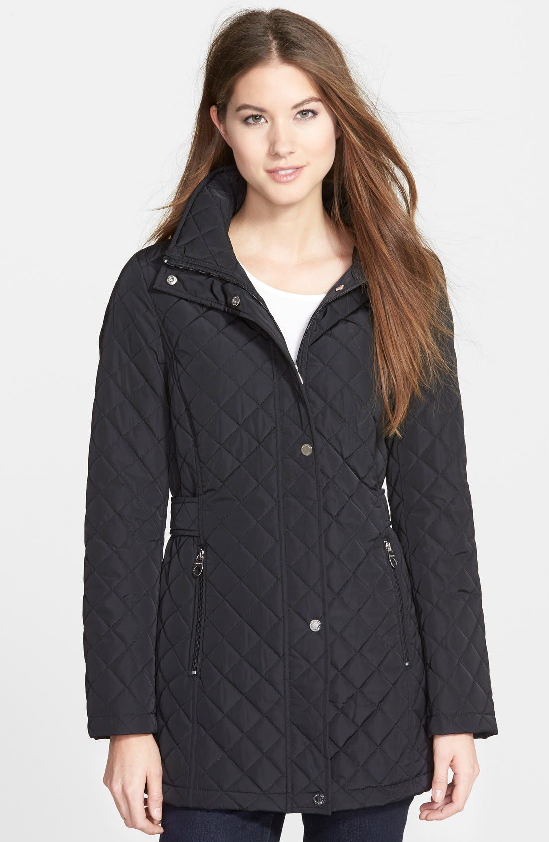 Calvin Klein Hooded Quilted Coat Nordstrom