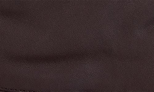 Bruno Magli Touch Tech Cashmere Lined Leather Gloves In Brown