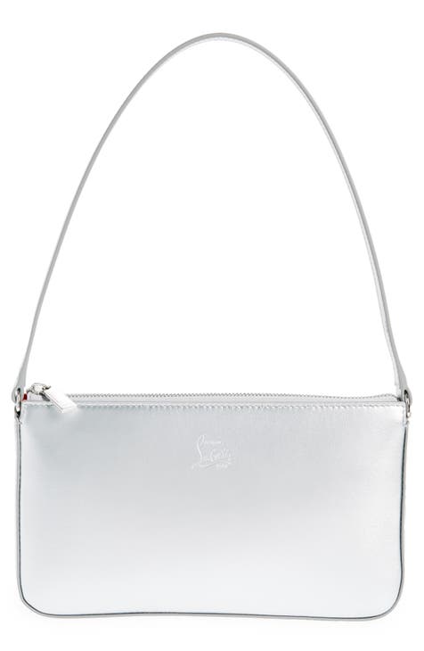 Metallic leather shoulder cheap bag