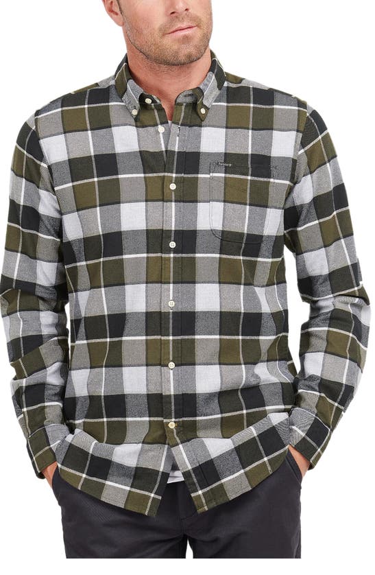 BARBOUR VALLEY TAILORED FIT CHECK BUTTON-UP SHIRT