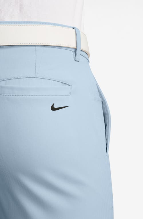 Shop Nike Golf Slim Fit Stretch Cotton Blend Golf Chino Pants In Armory Blue/black