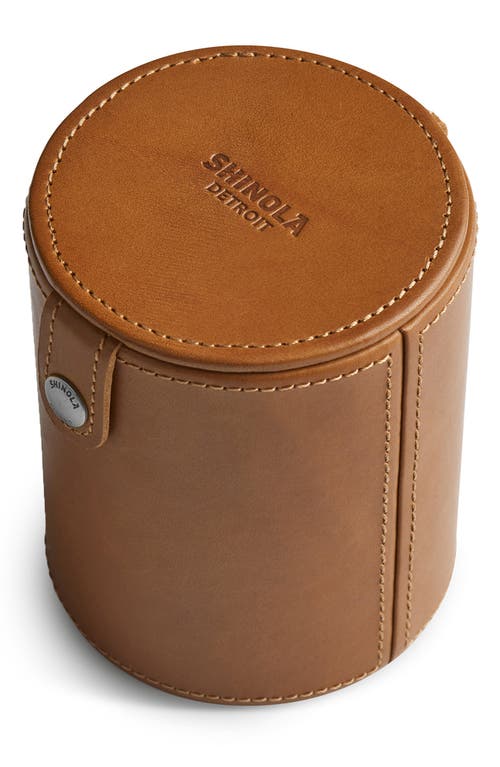 Shinola Leather Dice Cup & Dice in Tan at Nordstrom