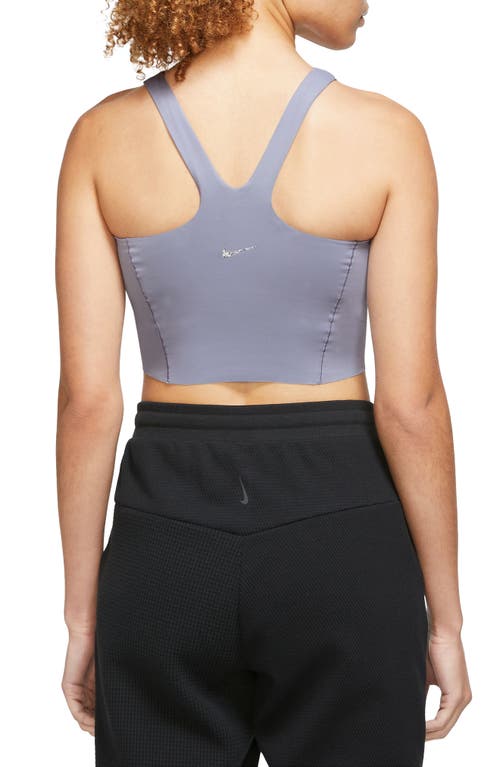 Shop Nike Yoga Dri-fit Luxe Crop Tank In Indghz/multic