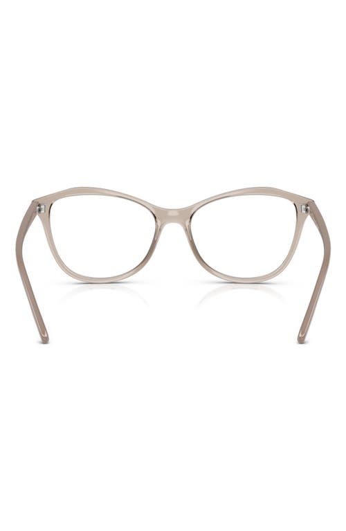 Vogue 52mm Irregular Optical Glasses In Caramel