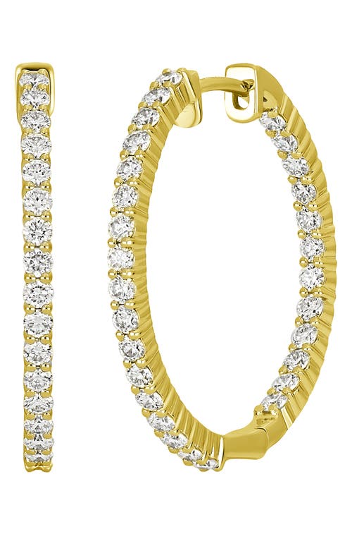 Bony Levy Audrey Diamond Hoop Earrings in 18K Yellow Gold at Nordstrom
