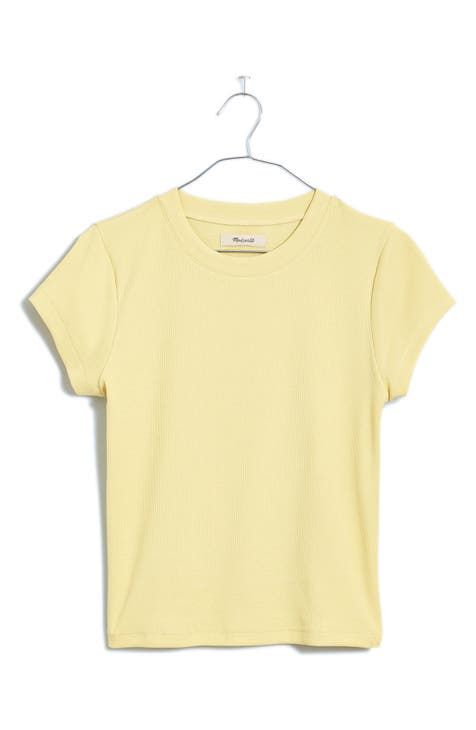 yellow tees for women