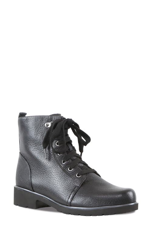 Munro Hartley Combat Boot In Black