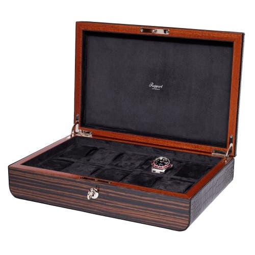 Shop Rapport London Mayfair Ten Watch Box In Brown