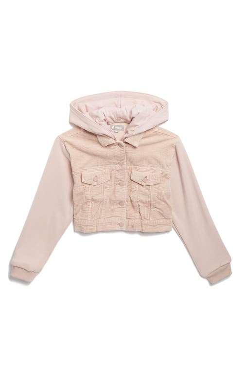 Shop Tractr Kids' Corduroy Jacket In Pink