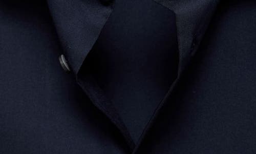 Mango Men's Snap Buttons Overshirt In Dark Navy
