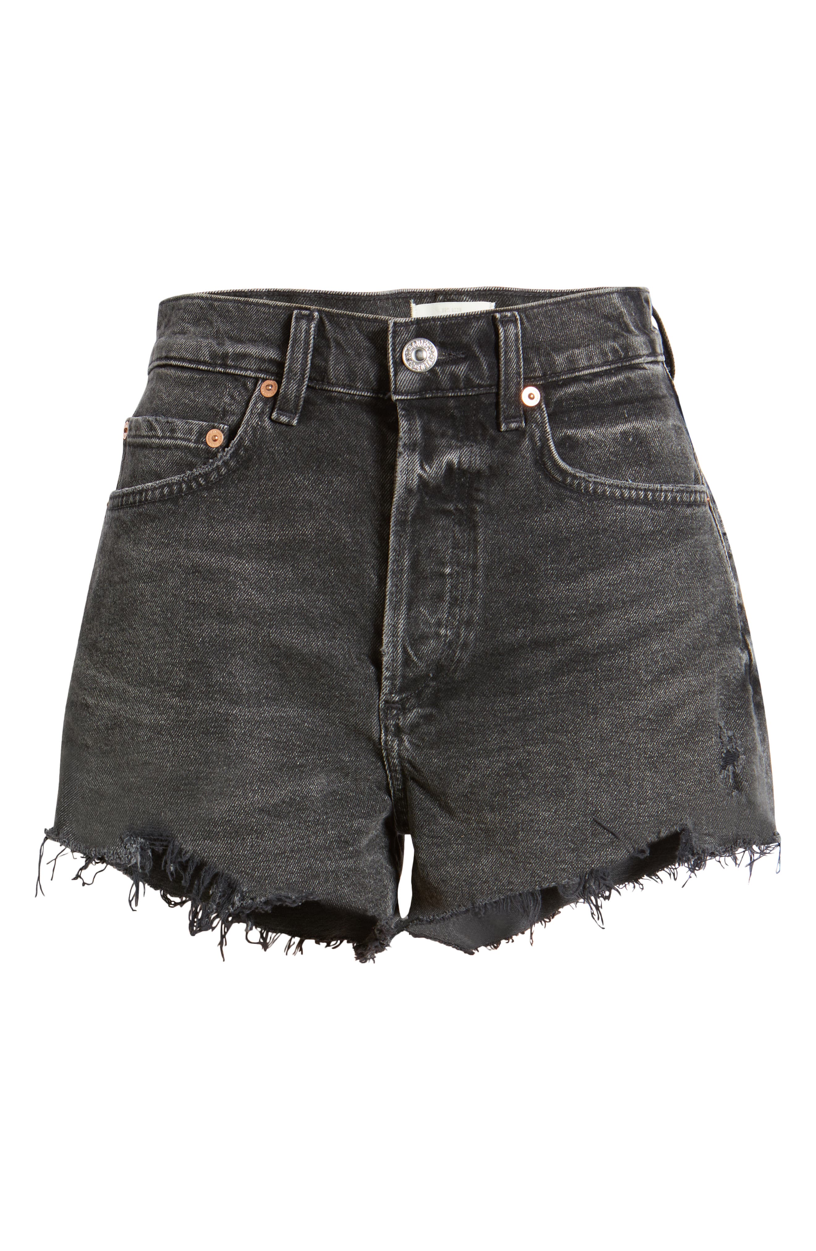 Citizens of Humanity Annabelle High Waist Cutoff Denim Shorts in Oracle