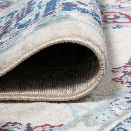 Jonathan Y Modern Persian Vintage Moroccan Traditional Area Rug In Blue/ivory/red