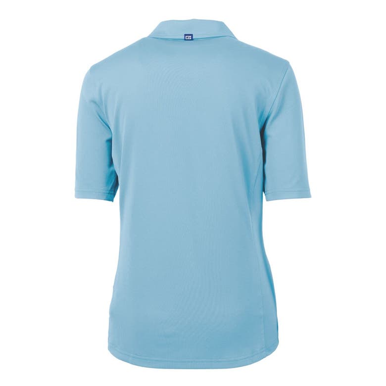 Shop Cutter & Buck Powder Blue Charlotte Knights Virtue Drytec Eco Pique Recycled Polo