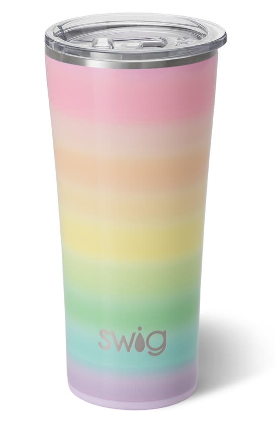 Shop Swig Life Patterned Tumbler In Over The Rainbow Multi