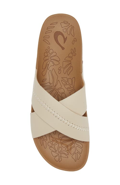 Olukai Kipea Olu Slide Sandal In Brown